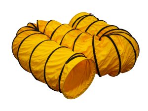 Air duct - Ø205, 6m, -45/+145C, Yellow, End rings