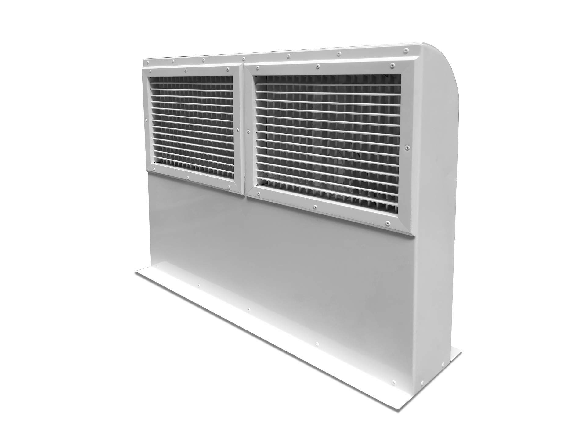 Air distribution box - Ø500, White